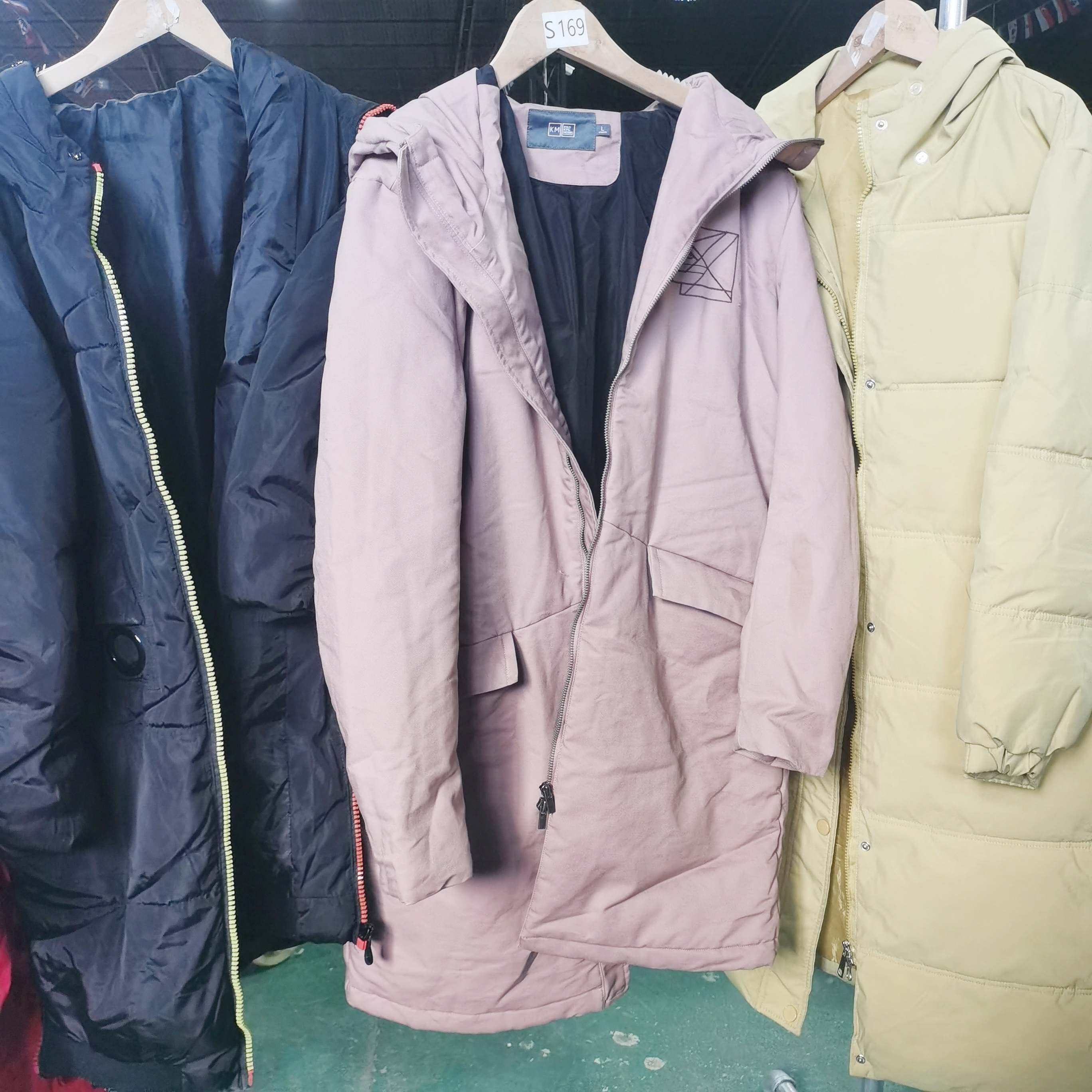 2023 fashionable winter cotton padded clothes second-hand warm Down jacket used clothing bales