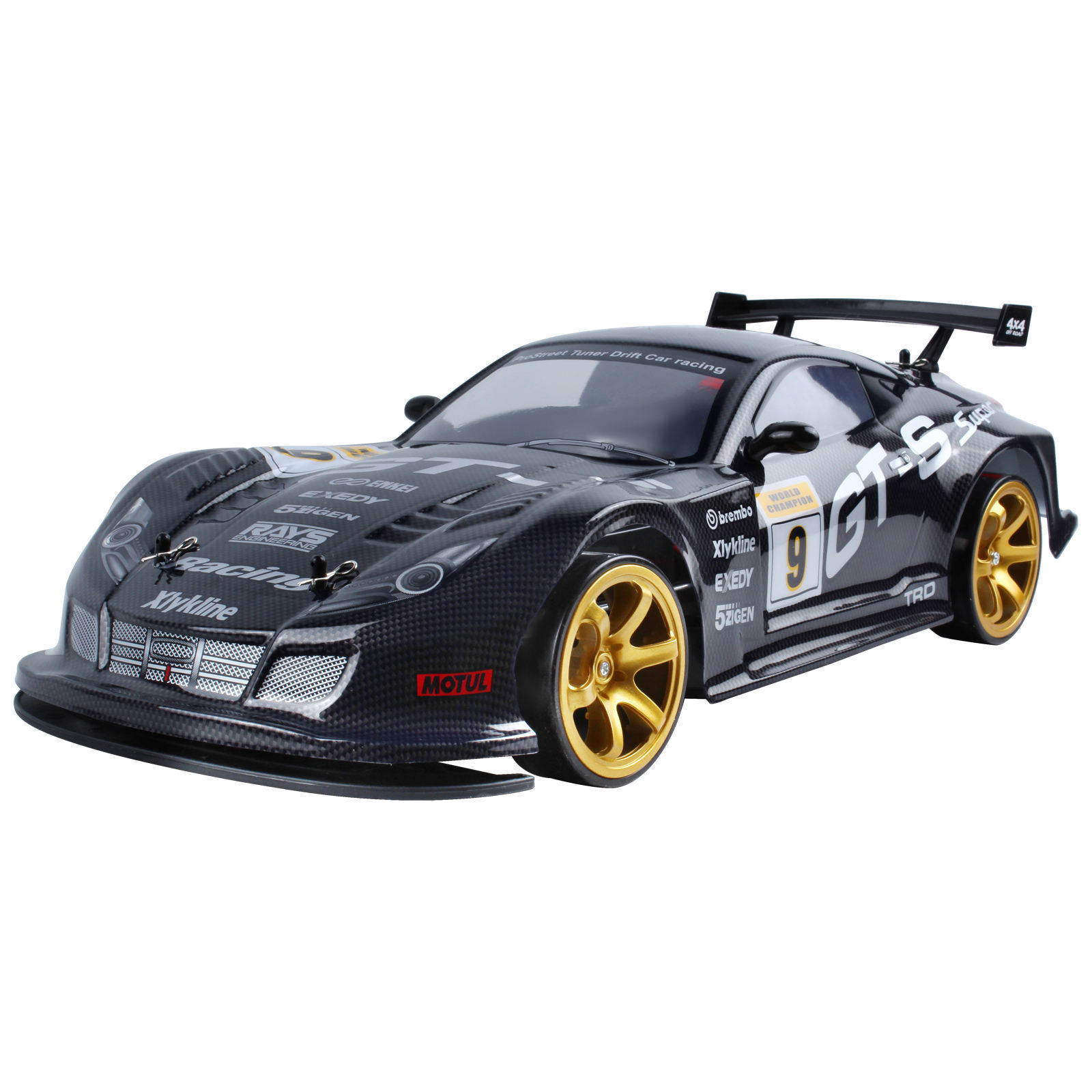 1:10 Large RC Car 70Km/h High Speed Drift Car Dual Mode 4WD Electric Remote Control Racing Car Model