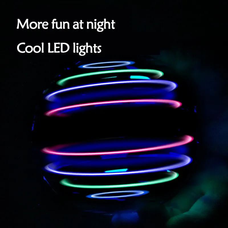 Factory Price 2022 Funny Magic LED ORB Spinner Flying Drone Balls Fridegt Toys For Kids Adults Fliegender Ball Bola voladora