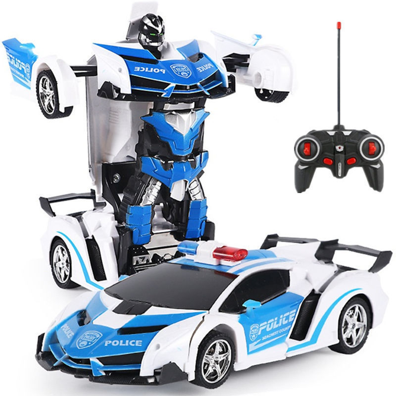 2024 Hot Sale Remote Control Transform Car RC Robot Toy 2 In 1 RC Car For Children's Gift