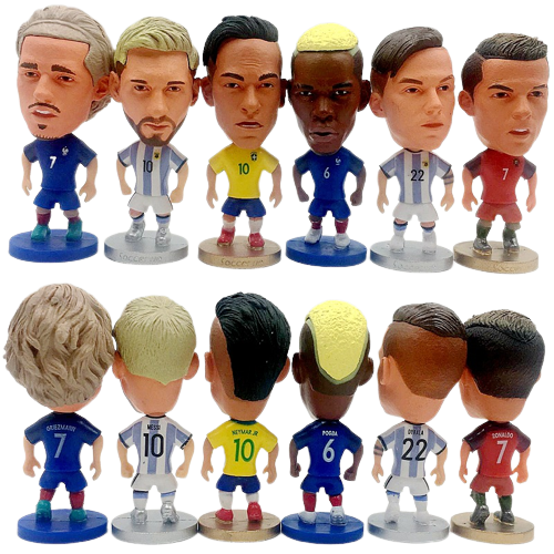 Famous sport player Football Star Soccer Player Virgil Pedri Kane Mini Building Block Figures Smart Educational Toys