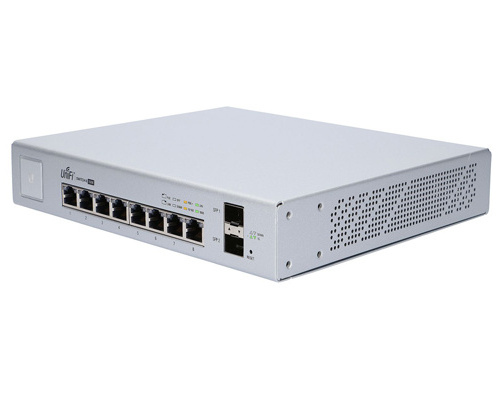 US-8-150W | Switch Gigabit switch 8 Gigabit RJ45 ports 2 SFP ports  Wall-mounting network switches