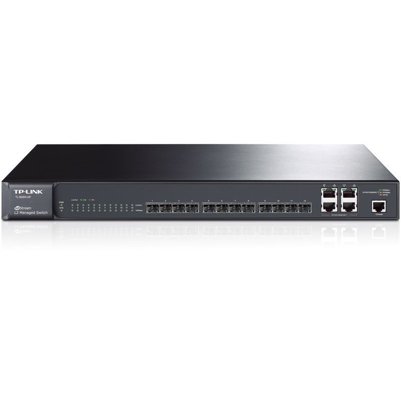 TP-Link TL-SG5412F Switch 12x SFP  4x RJ45 1000Mb/s Combo Rack Managed Network Switches Switch