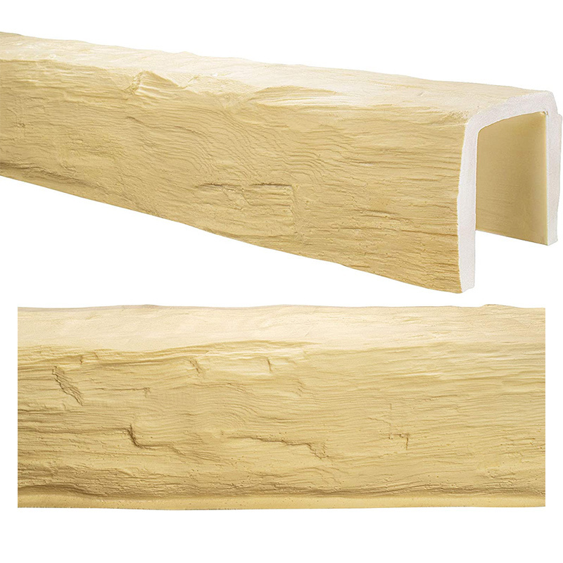 Wholesale Polyurethane PU outdoor indoor beam timber faux beam wood beams for ceiling