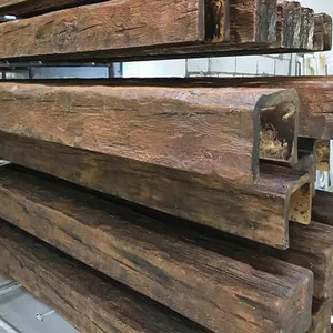 Wholesale faux beam faux wood beam Natural look polyurethane rustic Vintage Decoration ceiling Wood beams