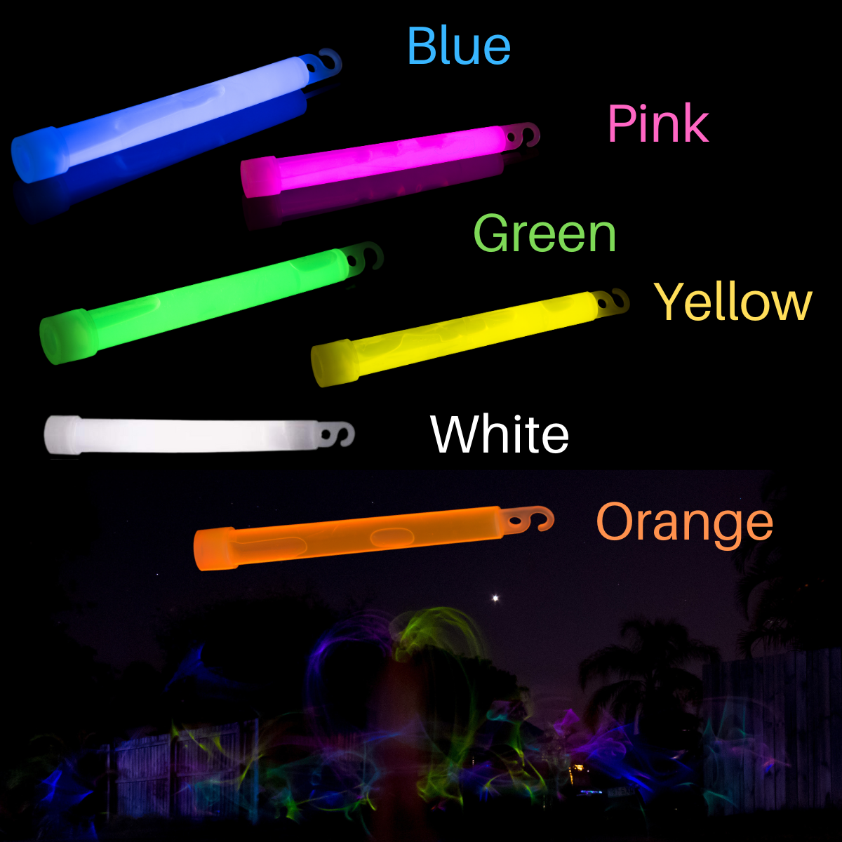 Anthrive Glow Sticks Bulk Wholesale 6 Inch Light Glow Stick Emergency Safety Rescue Survival Camping Outdoor Light Stick