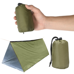 Anthrive OEM Outdoor 2 Person Resistant Lightweight Emergency Tent Thermal Emergency Survival Shelter Tube Life Tent