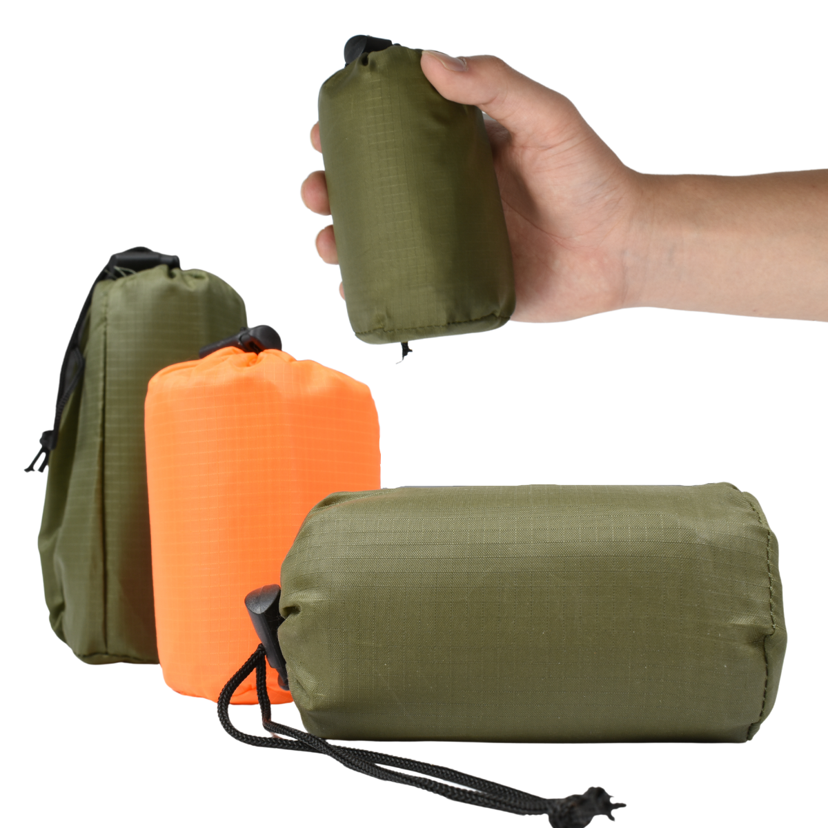 Anthrive OEM Outdoor 2 Person Resistant Lightweight Emergency Tent Thermal Emergency Survival Shelter Tube Life Tent