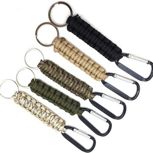 Anthrive Paracord Keyring Braided Kit Lanyard with Carabiner Clip Keychain Lanyard Ring Hook for Outdoor Camping Hiking