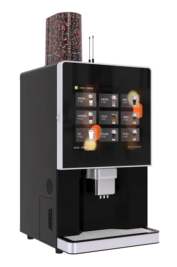 Best Selling Luxury Big Capacity 1600W Metal Commercial Instant Coffee Vending Machine