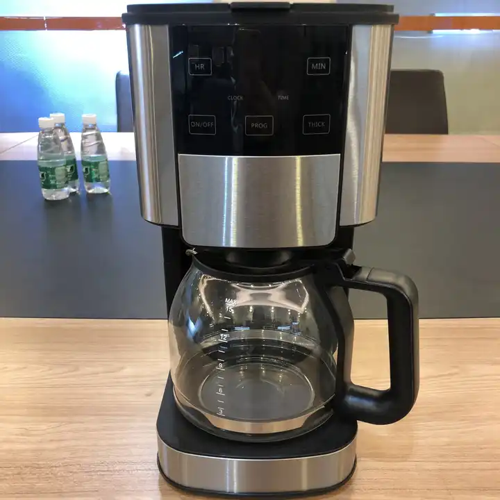 Electric Espresso Espresso Coffee Grinder Maker Machine Automatic Drip Coffee Maker With Warming Plate