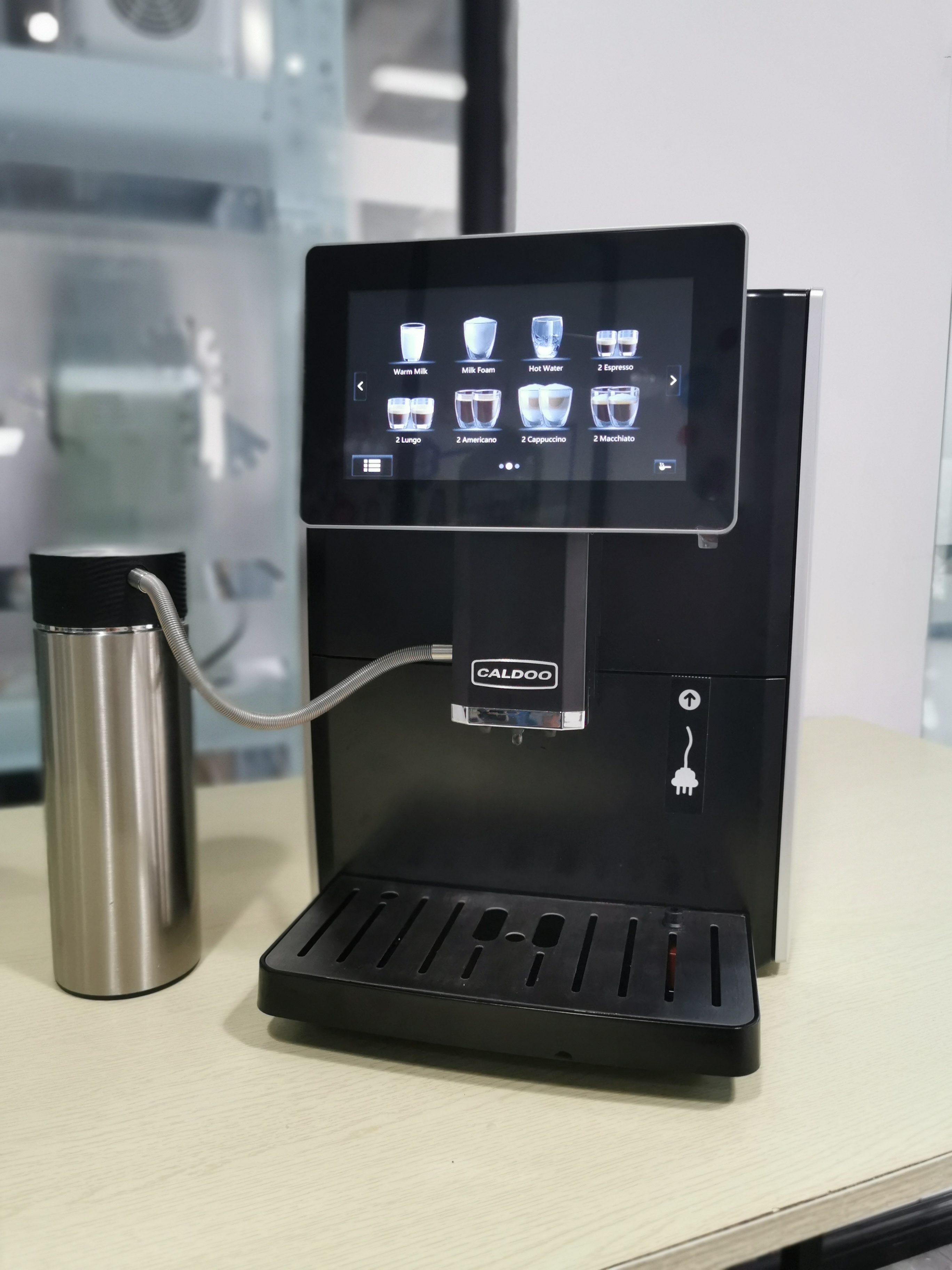 Household Smart Coffee Maker Fully-automatic Multi-language Espresso Coffee Maker Machine