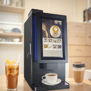 Household Luxury Automatic Bean To Cup Commercial Intelligent Espresso Coffee Maker Vending Machine