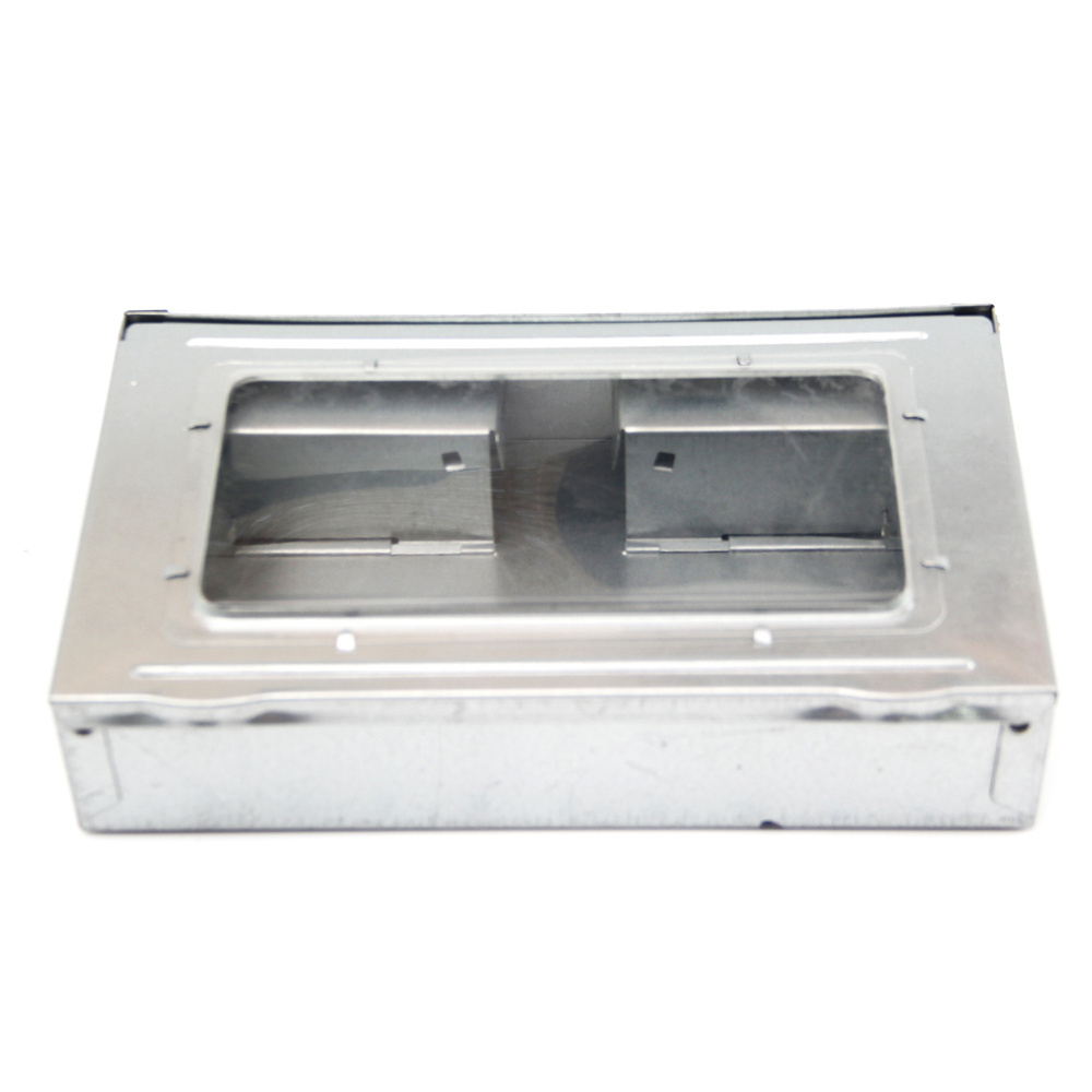 Rodent bait station metal galvanized sheet rat killer With clearly window for multi catch mouse