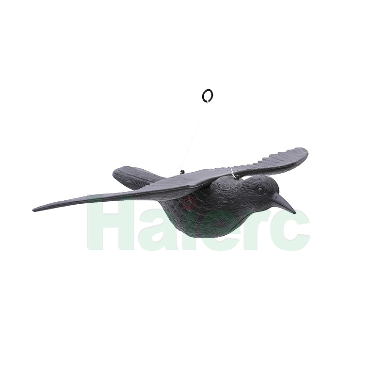 Haierc Outdoor Black Plastic Crow for Hunting