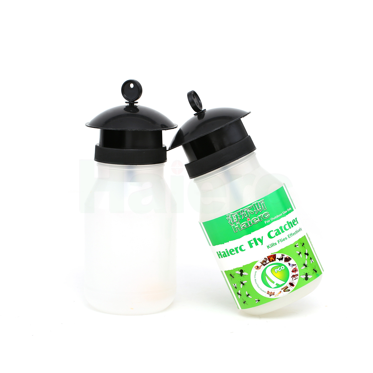 Haierc Non-Toxic Fly Catcher Fly Traps Bottle with Attractant Bait