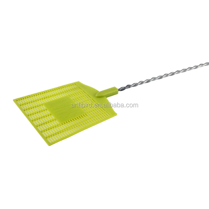 Colorful Plastic with Durable Metal Long Handle fly swatters