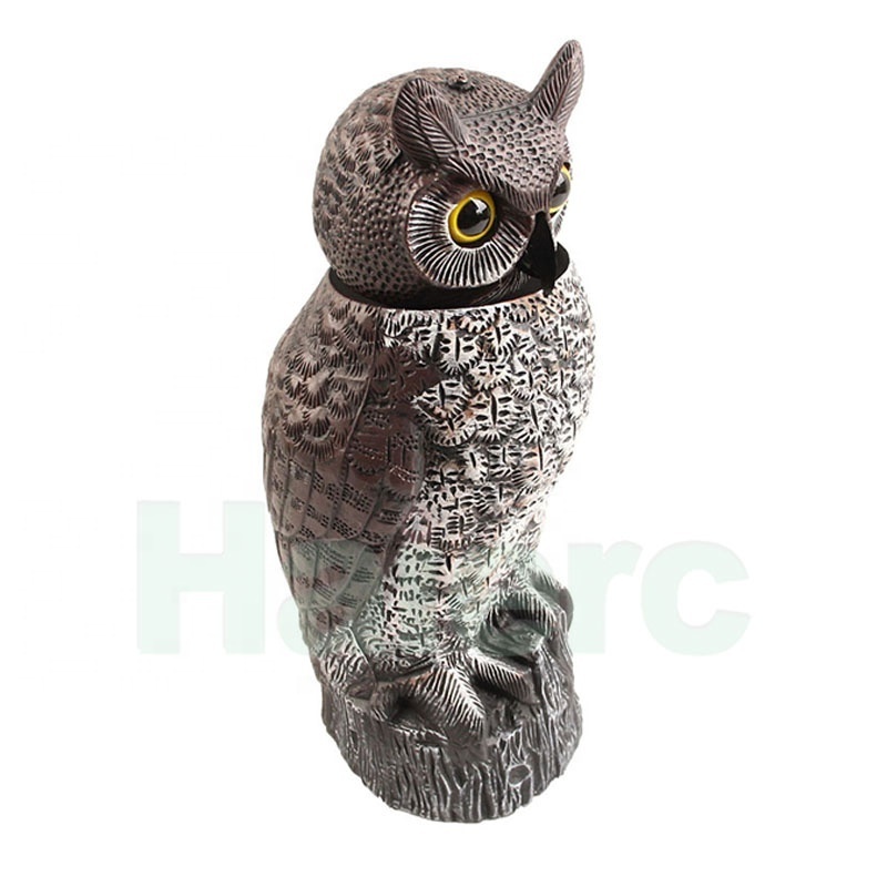 Wholesale plastic owl decoy scare birds away scarecrow owl