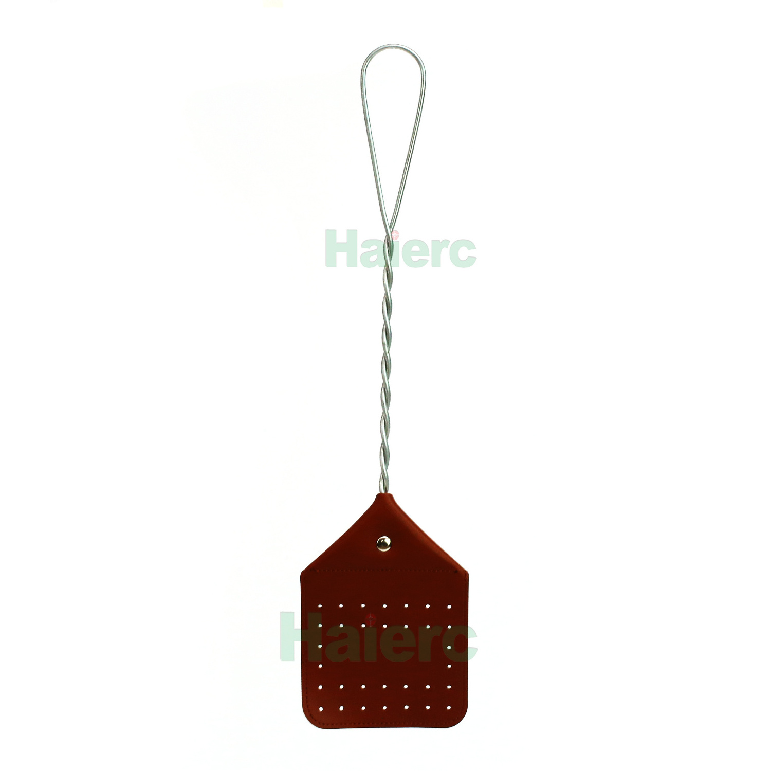 Haierc Factory Leather Fly Swatter Portable Fly Swatter