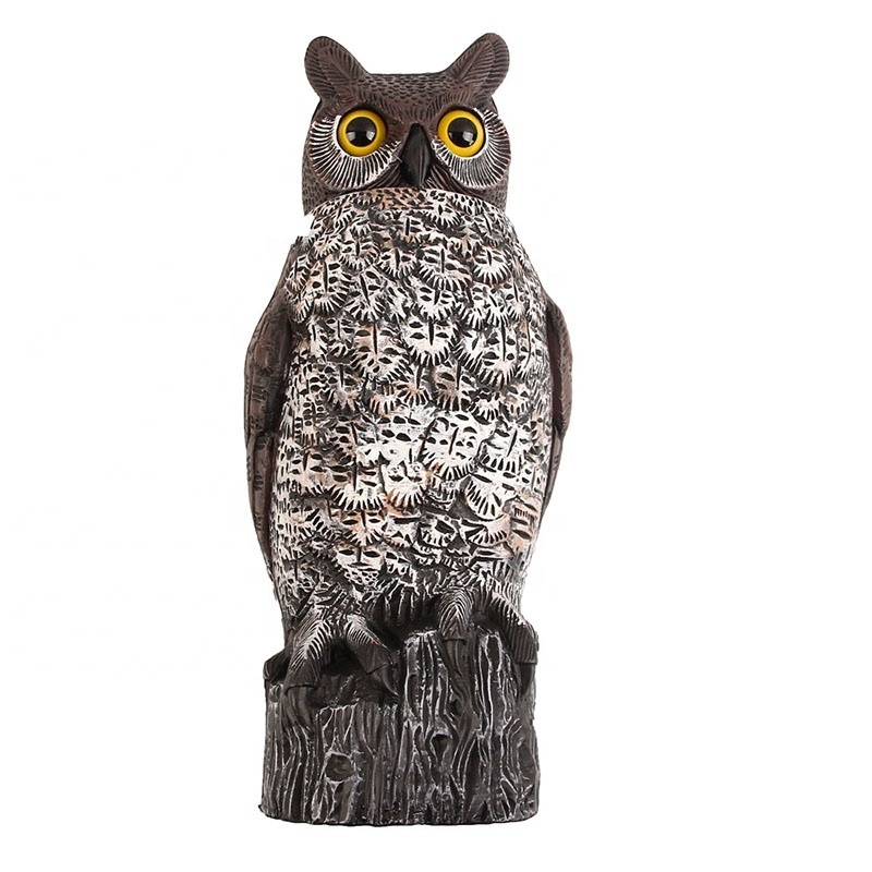 Wholesale plastic owl decoy scare birds away scarecrow owl