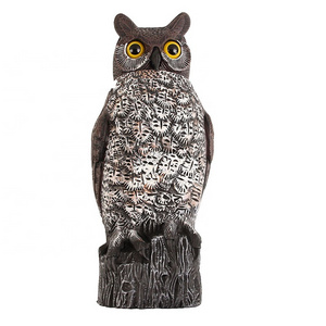 Wholesale plastic owl decoy scare birds away scarecrow owl