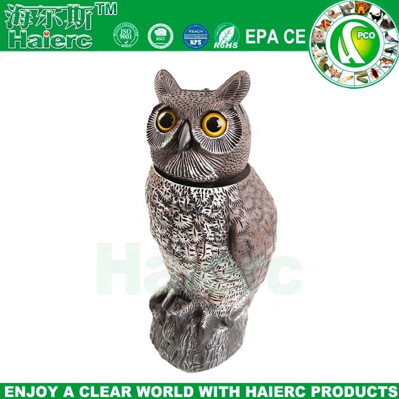 Wholesale plastic owl decoy scare birds away scarecrow owl