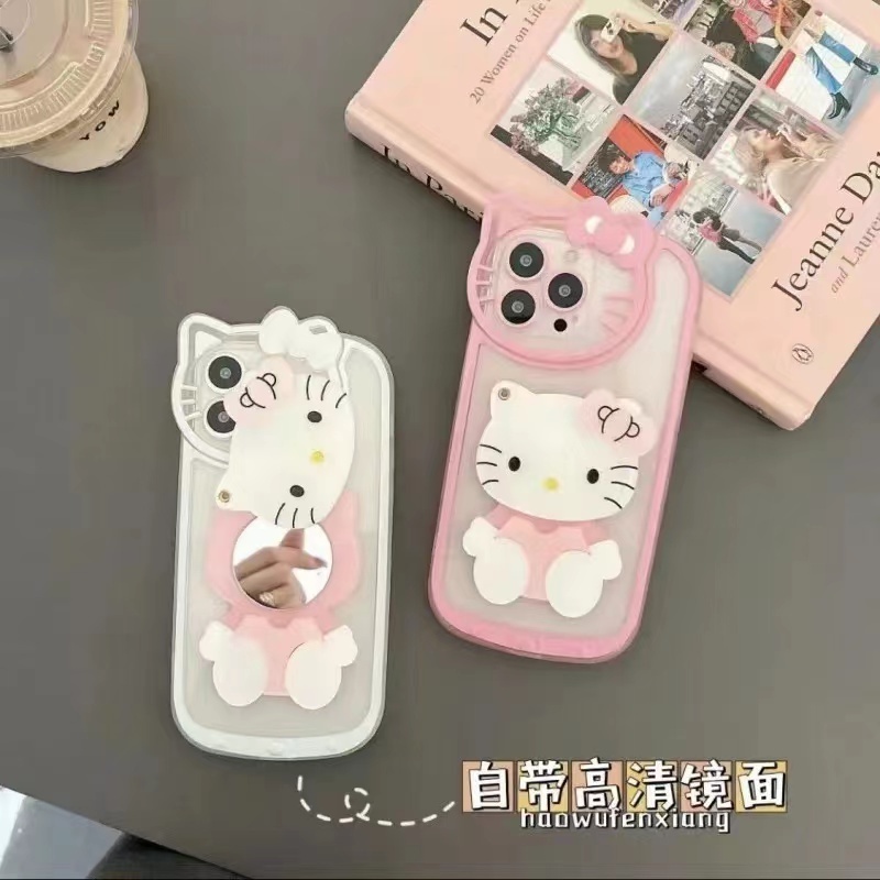 Antiman Hello Cute kitty shockproof mobile-phone-case-mold 3d Silicone mobile phone case for iphone 14 13 pro max xr 12 11