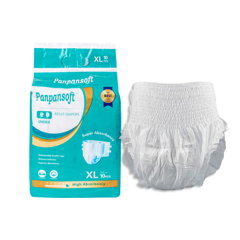 Panpansoft Super Soft Cotton Disposable Baby Nappies Cheapest Adult Diaper Pants Wholesale Adult Diaper