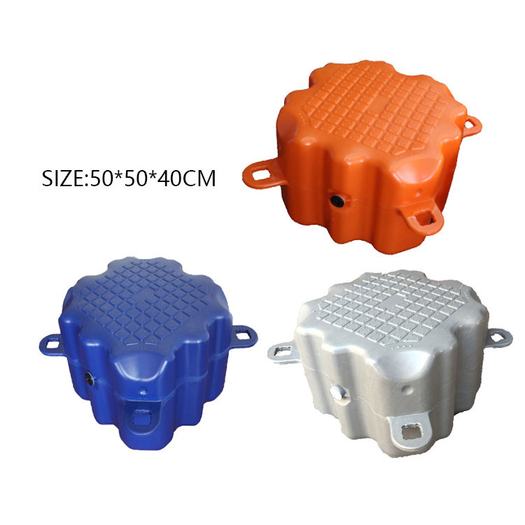 HDPE UV small pontoon floats pontoon jetty leisure Buoy anti-corrosion anti-ultraviolet yacht marina pontoon houseboats