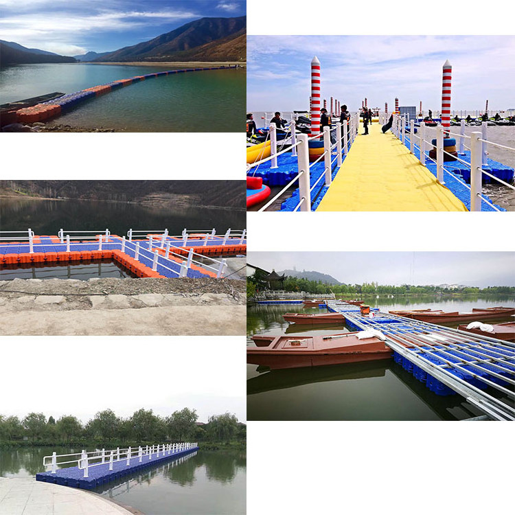 Hdpe Floating Docks and Jetties Swimming Pool Platform Water Platform Blow Molding Marine Jet Ski Plastic Buoy Float Boat Bar