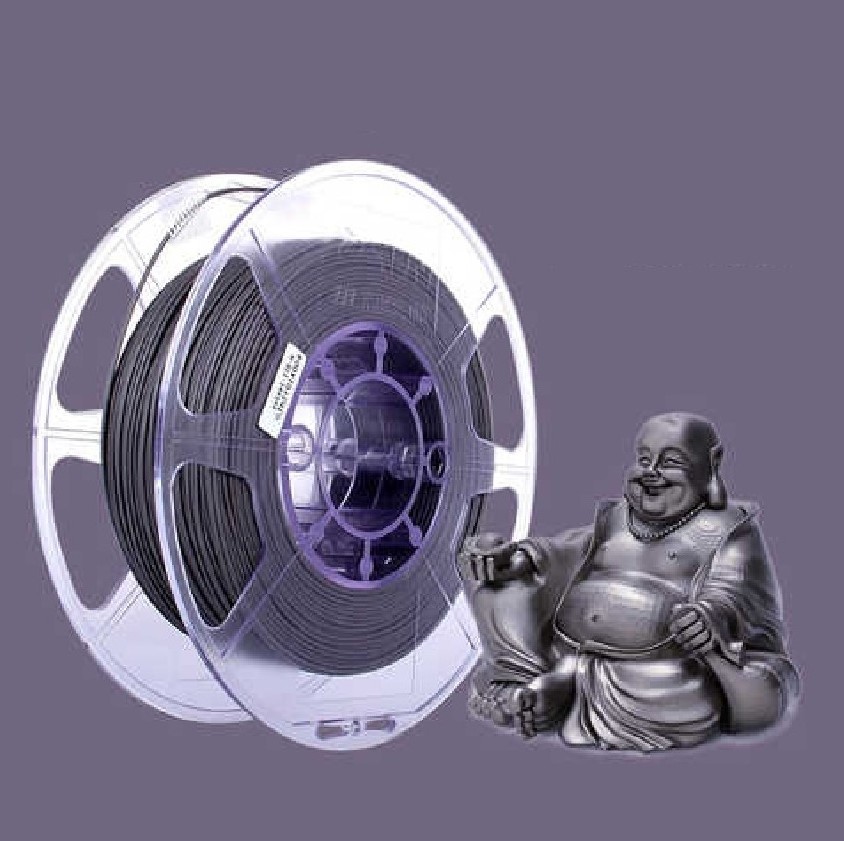 Hot Sell Esun 1.75mm 2.85mm High quality Smooth printed 3d printer PLA filament stainless steel color metal