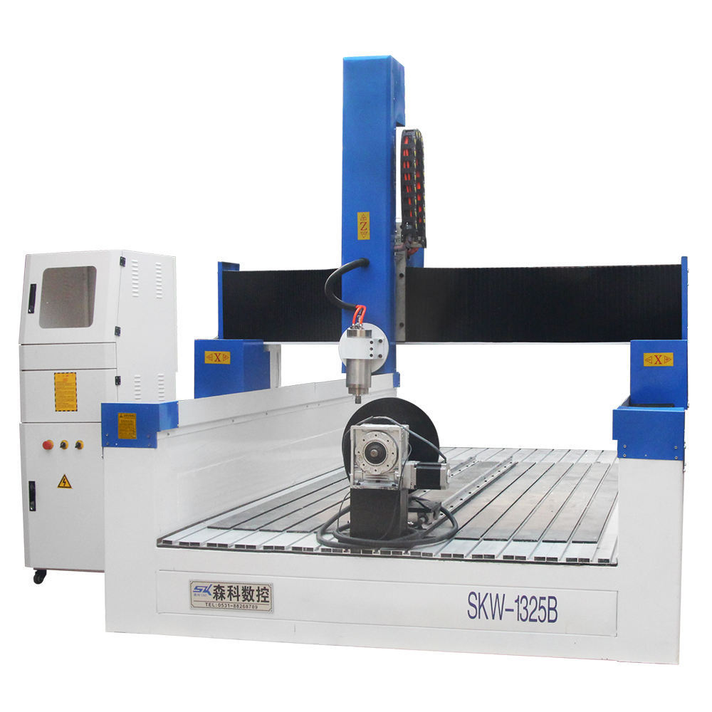 Senke SKW 1325F Wood Foam Spindle Swing 180 Degree 3D Carving 4 Axis 5 Axis CNC Router