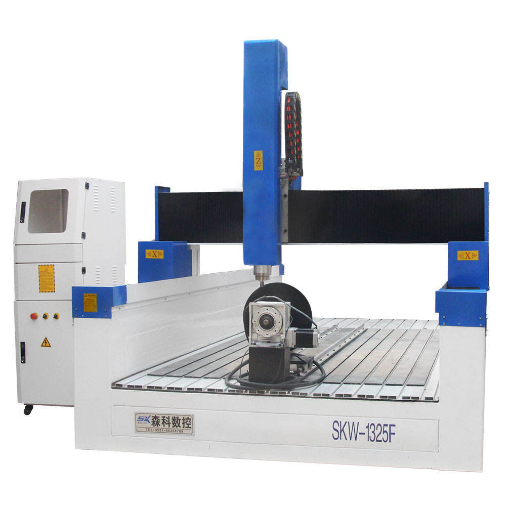 Senke SKW 1325F Wood Foam Spindle Swing 180 Degree 3D Carving 4 Axis 5 Axis CNC Router