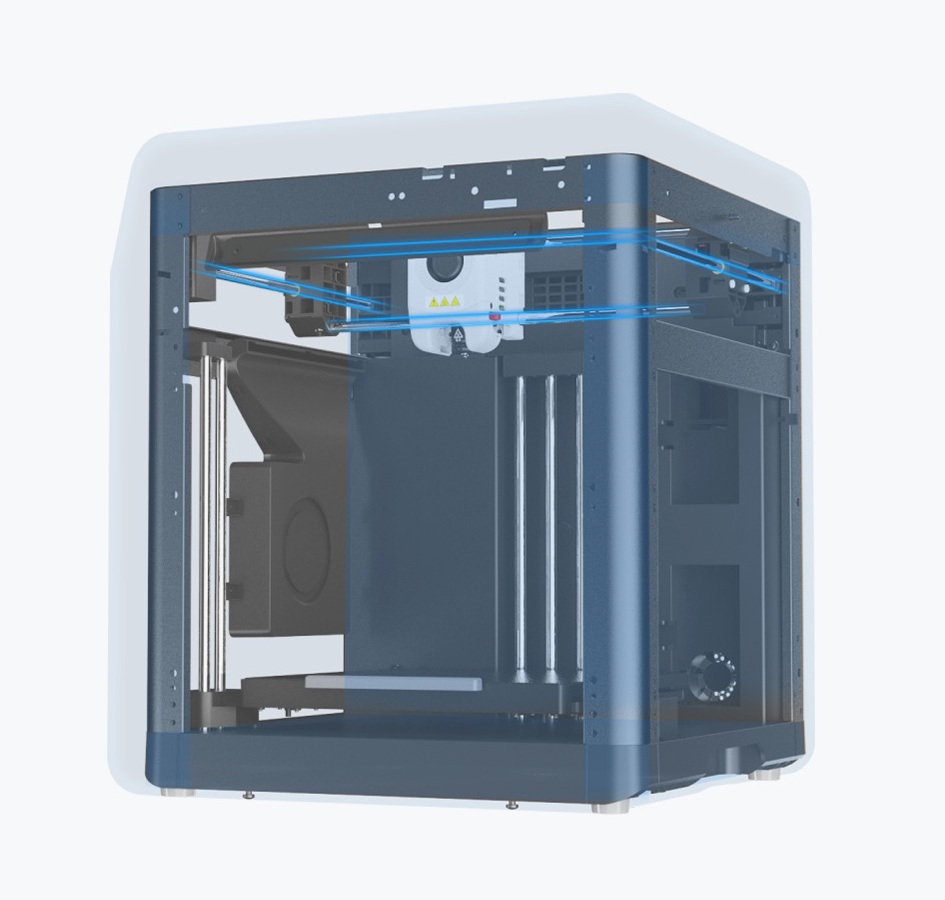 Flashforge Adventurer 5M pro 3D Printer 2 Removable Nozzle, Glass Bed and Leveling-Free, DIY, Industry 3D Printer