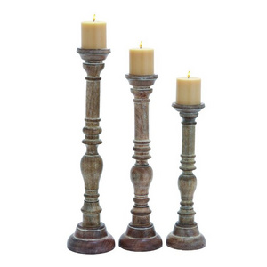 Wedding Candle Holder Wooden Candle Stand For Home Decoration Best Selling Candle Pillar Holder By Antique Creations