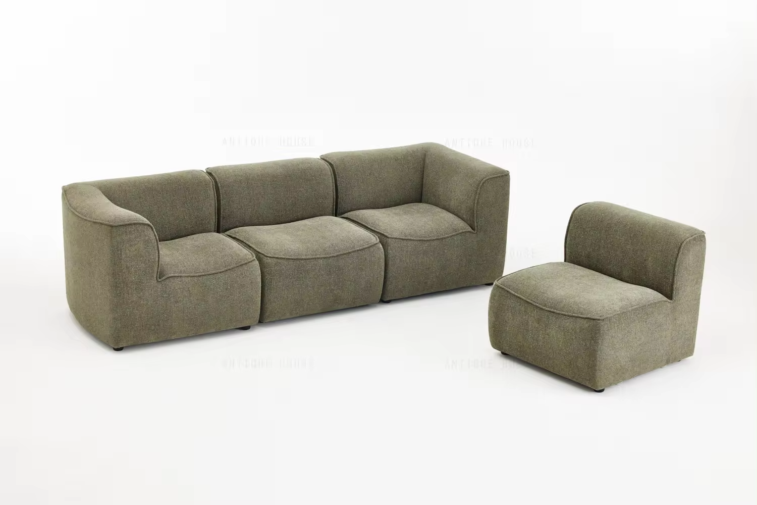 Customized Scandinavian luxury designer modular sofa simple modern hotel apartment sofa living room combination sofa