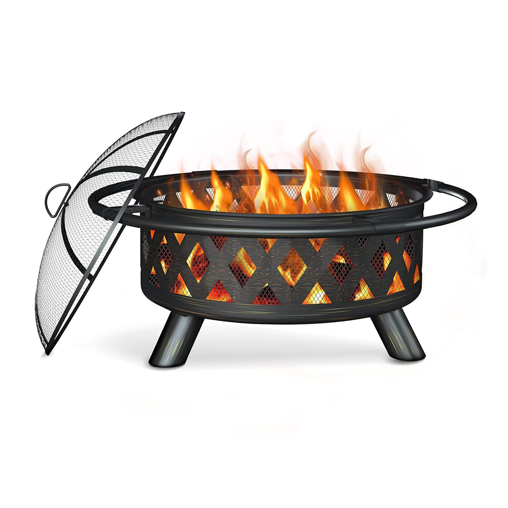 Latest Arrival New Look Hot Sale Fire Pit for Outdoors Large Wood-Burning Fire Pit Perfect for Patio and Backyard Bonfires