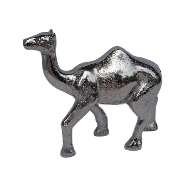 Camel Shape Animal Sculpture Ornament For Home Hotel Table Top Decor Usage Metal Ornament Sculpture In Wholesale Price