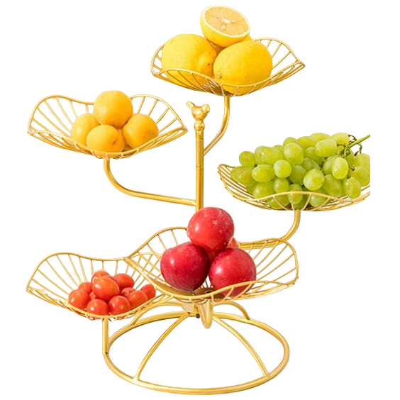 2024 Trending Latest Metal Fruit Basket For Home Hotel Table Top Decor Fruit Vegetable Storage Basket In Affordable Price