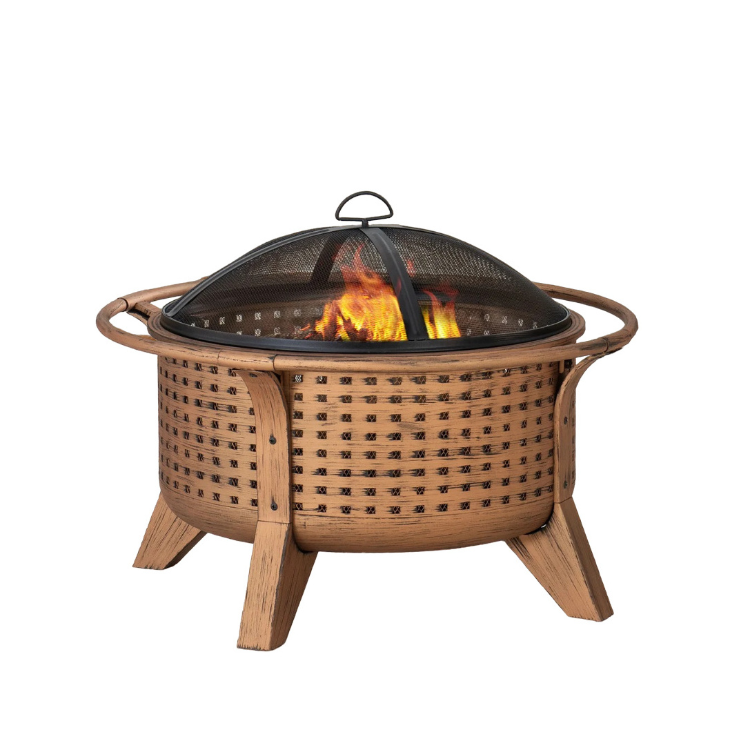 Wire Design Fire Pit High Quality Durable Fire Pit For Outdoor Food Warmer Garden Warming Usage Waste Burner Food Warmer Pot