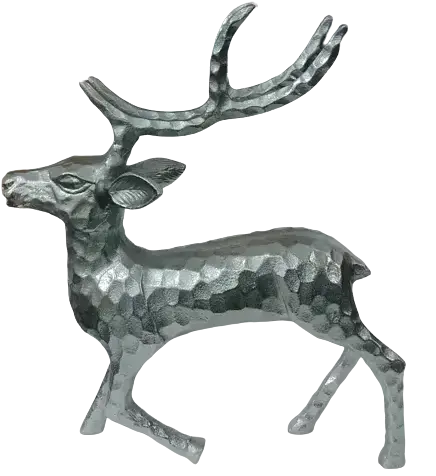 Silver Plated Animal Luxury Style Animal Sculpture Customized Metal Sculpture Elegant For Home Office Tabletop Decor Usage