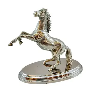 Horse Shape Animal Sculpture Ornament For Home Hotel Office Table Top Decor Usage Metal Sculpture Ornament In Wholesale