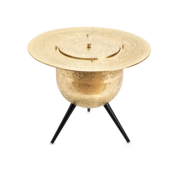 Gold Plated Small Mini Customized Fire Pit Backyard Enjoy Cool Chilly Nights Perfect and Backyard Bonfires Fire Wood Burner