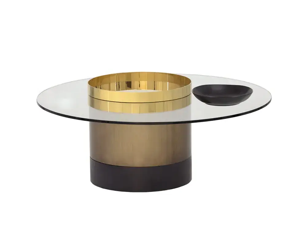 Luxury Side Tables For Living Room Home Decor Custom Design Metal Coffee Table Modern Furniture With Black Painted Finishing