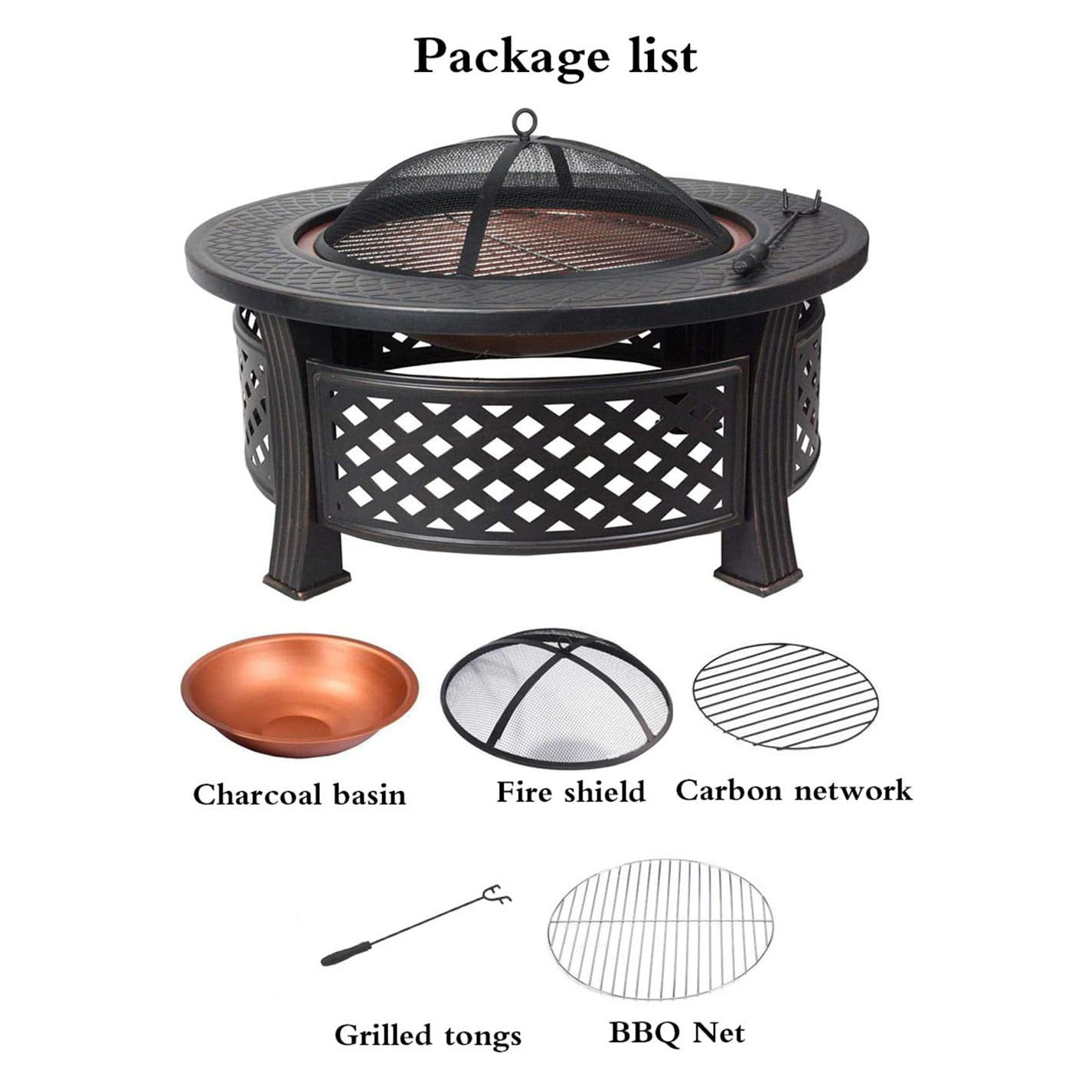 Latest Arrival New Look Hot Sale Fire Pit for Outdoors Large Wood-Burning Fire Pit Perfect for Patio and Backyard Bonfires