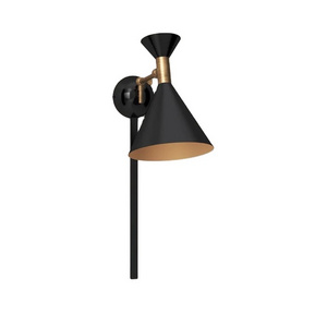 Manufacturer Italian Modern Style Vanity Light Brass Wall Scone For Bedroom bedside Wall Mounted Black And Golden Color