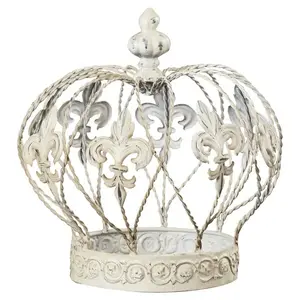 Vintage Crown Hot Sale Custom Aluminum Sculpture Centrepiece Ornament For Home Hotel Decor Usage In Affordable Price