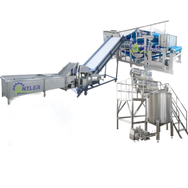 Mango Processing Line Tropical Fruit Juice Pulp Making Machine