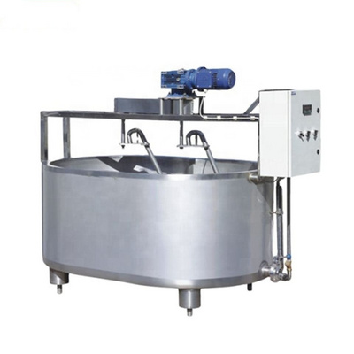 Fully stainless steel 100-500L cheese vat /cheese processing machine