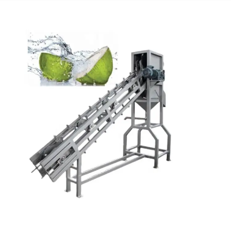 Industrial electric automatic young coconut cutting machine